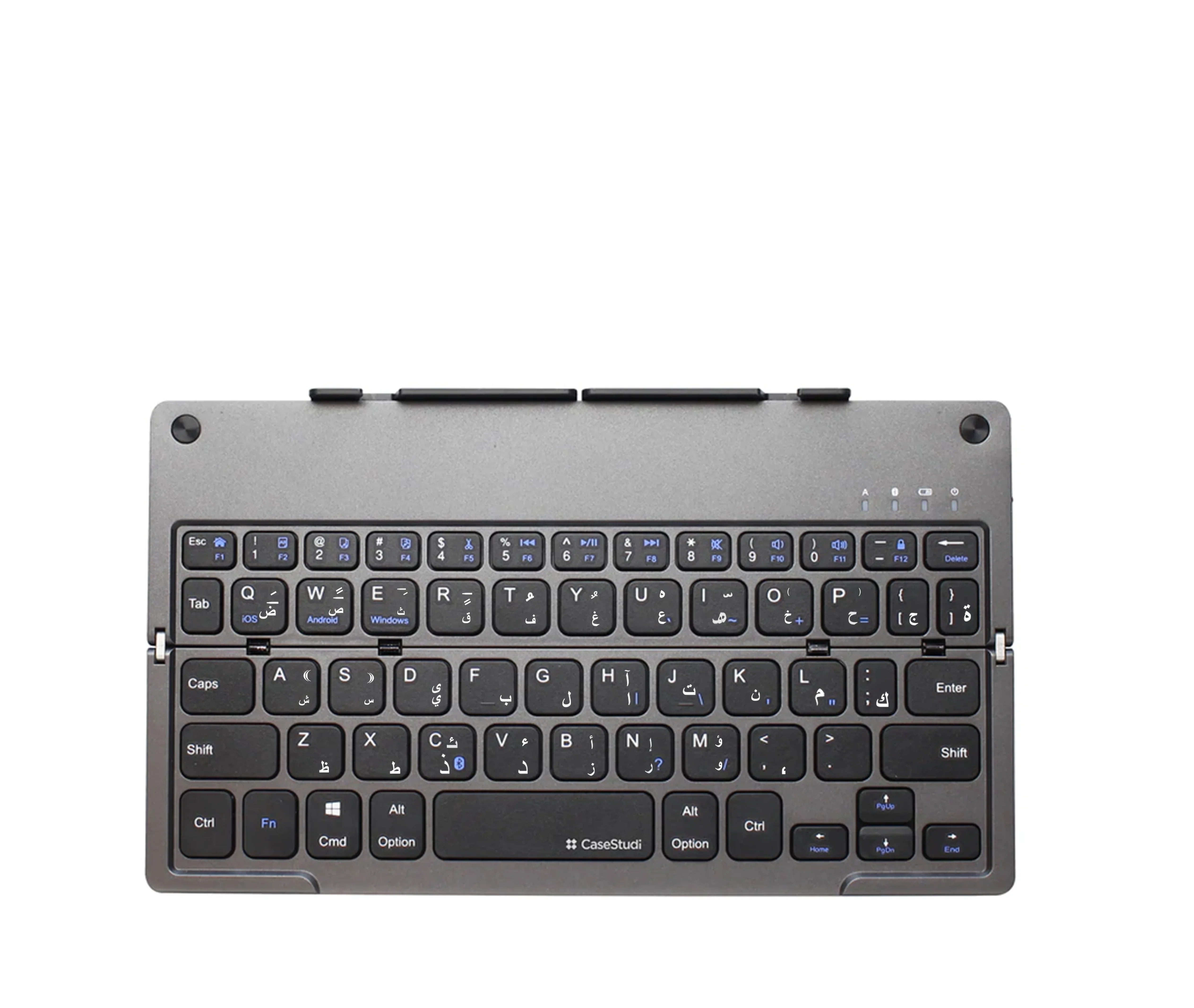 Casestudi Foldboard Bluetooth Wireless Keyboard -Grey - Tashqila Casestudi Foldboard Bluetooth Wireless Keyboard -Grey - Tashqila